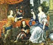 Pierre Mignard, mlle de lavalliere and her children, c